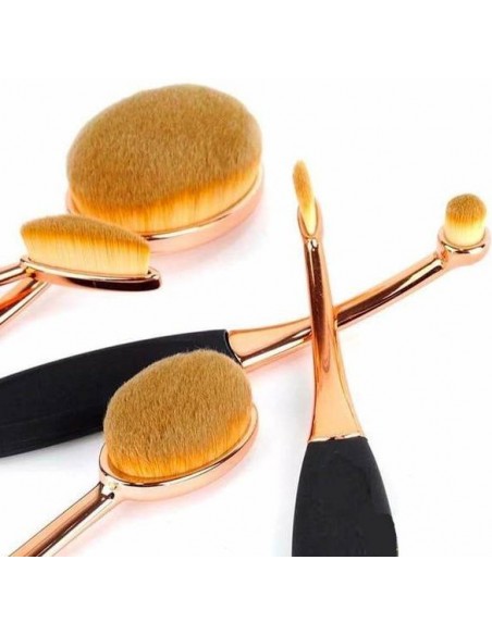Kit 5 Brosses de Maquillage Pro